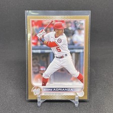 2022 Topps Update Ehire Adrianza Gold #US269 /2022