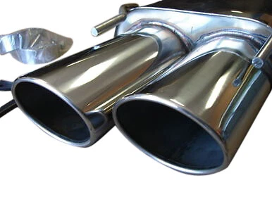 Fits Mercedes Benz W220 S430 S500 S55 S600 98-05 T304 Axle Back Exhaust Systems  - Image 4 of 4