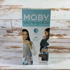 Moby Reversible Wrap Baby Carrier Multicolor Infant Machine Washable