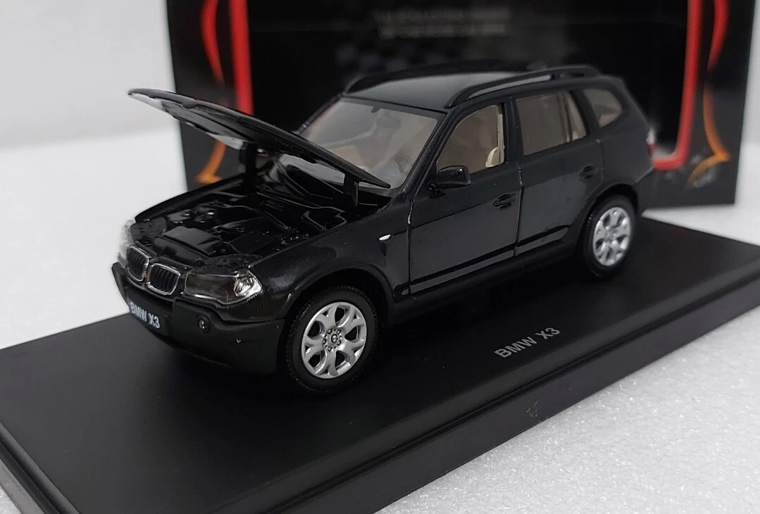 BMW X3 E83 3.0i Black 1:43 Kyosho 03521BK EXTREMELY RARE!!