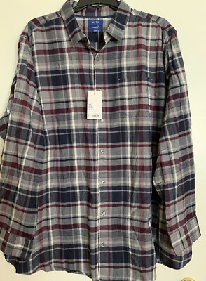 NWT! Men s Apt.9 Flannel Shirt 3XB