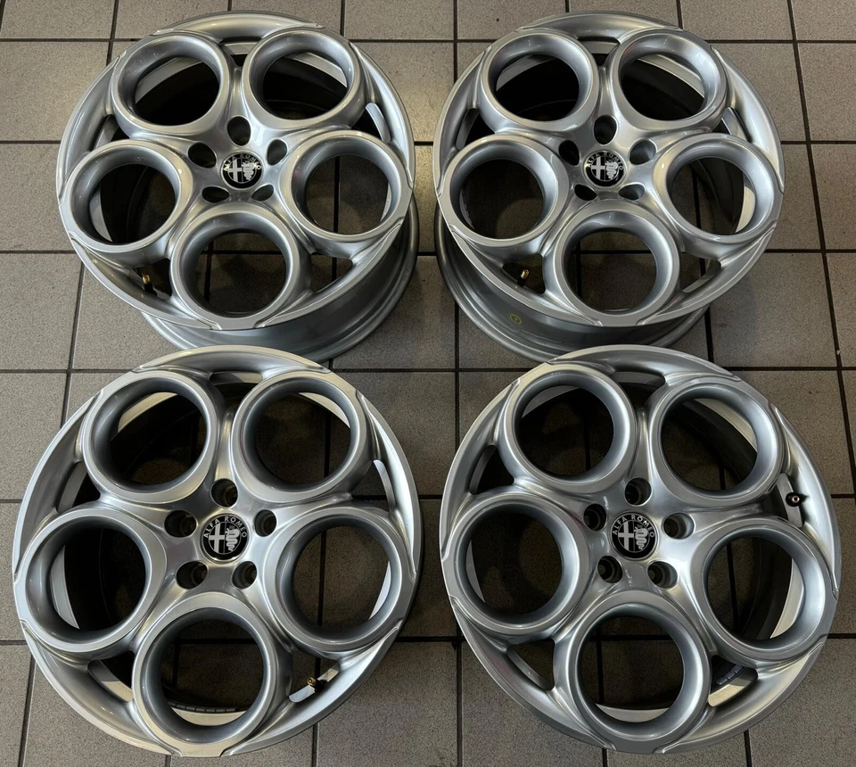 4 Cerchi in lega originali Alfa Giulia Giulietta Stelvio Tonale da 18" DEMONTATI - Bild 2 von 4