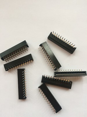 Stiftleiste 24 POS 2,54mm Lötzinn RA 50/2400 10 Stück 4,00£ Z1897