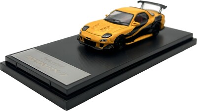 Master 1:64 Mazda RX-7 (Yellow/Black) Diecast Model Car | eBay
