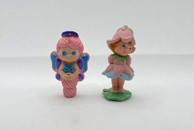 1980s VTG lot - Shimmers Baby Whispy Butterfly Mermaid & Avon Little Blossom
