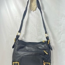 Stone Mountain Buttery Soft Black Leather Hobo Purse