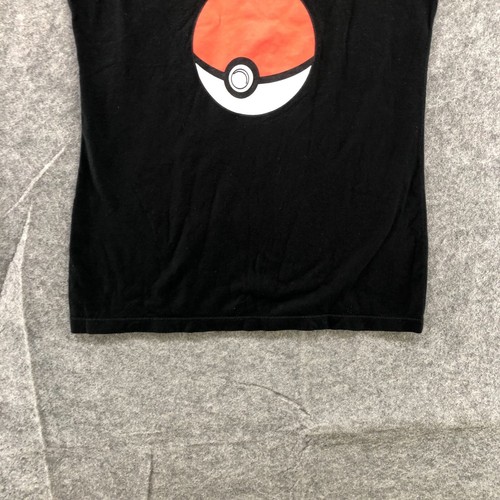 Pokemon Junior Girls Size Small S Black Graphic T Shirt Short Sleeve Pokeball - Picture 4 of 8