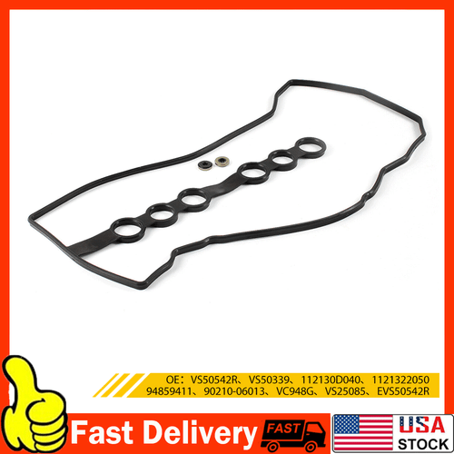Valve Cover Gasket Set w/Grommets Fit 00-08 Toyota Corolla 1.8L L4 DOHC VS50542R - Bild 16 von 18