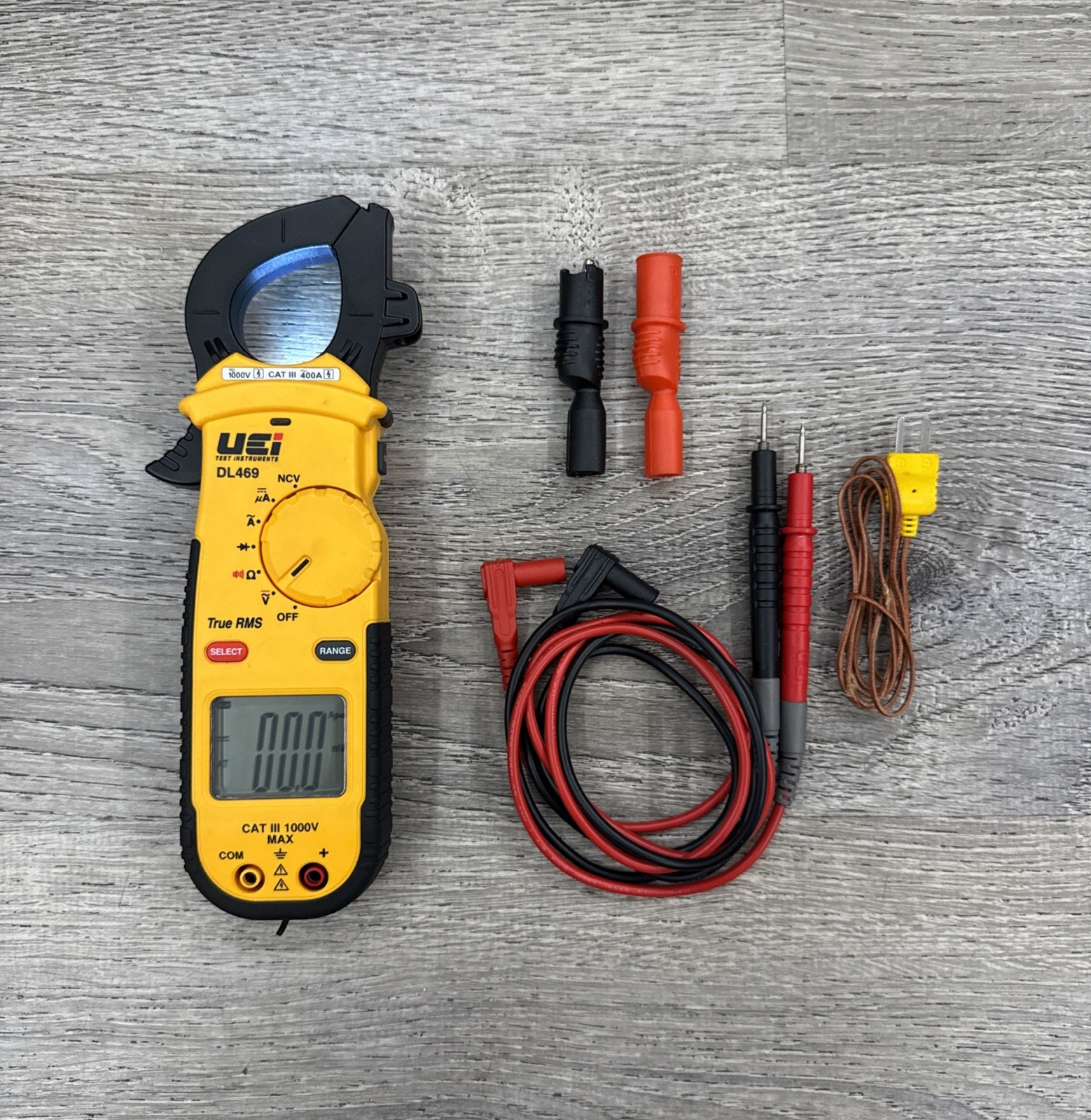 UEi Test Instruments DL469 True RMS Clamp Meter CATIII 1000V