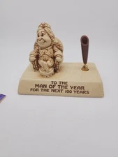 Russ Berrie & Co " To The MEN of The Year " Pen Holder - Excellent Condition