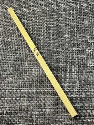 #ad 1 2quot;x 1 2quot; C360 BRASS SQUARE BAR 12quot; 12.25 Long Solid .50quot; Flat Mill Stock H02 $19.99