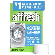 Affresh Washing Machine Cleaner, Helps Power Away 6 Count Pack of 1 , White