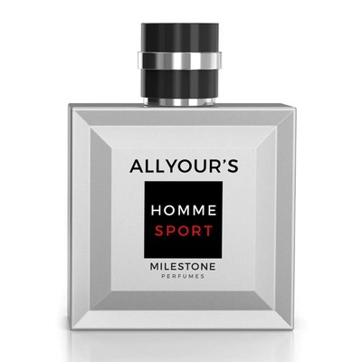 Milestone Men's All Yours Homme Sport EDP Spray 3.4 oz Fragrances 6291108525937