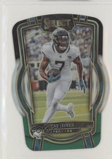 2022 Panini Select Club Level Black & Green Prizm Die-Cut Zay Jones #256 fm0