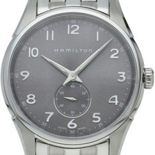 HAMILTON Jazzmaster Thinline Watch 40mm H384110 Stainless Steel mensWatch gr...