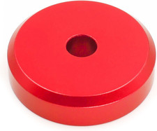 Aluminum 45 RPM Record Adapter for Turntables Stable Playback Spindle - Red.