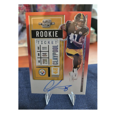 Panini 2020 Contenders Optic Rookie Ticket RPS Auto Claypool #120 /199