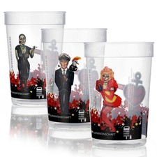 3x Astra Bier Glas Becher Mehrweg Festivalset...