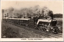 London and North Eastern Railway RPPC Photo Postcard "L.N.E.R. FLYING SCOTSMAN"