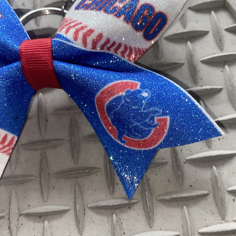 Chicago Cubs World Series 2016 Bow Keychain - Image 2 of 4