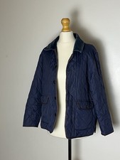 Jack Wills Quilted Jacket Size 12 Navy Blue