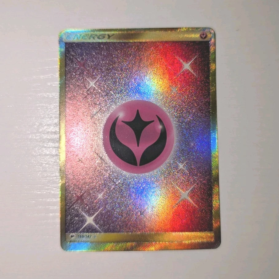Pokémon TCG Fairy Energy 169/147 SM Burning Shadows Secret Rare Holo EN