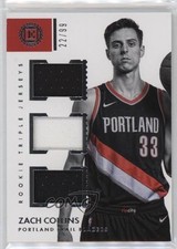 2017-18 Panini Encased Rookie Triple Jerseys 22/99 Zach Collins #RT-ZC 00ht