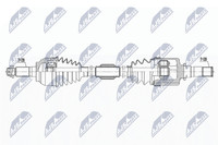 NTY Antriebswelle NPW-MZ-062 FüR Mazda BK CR CR19 Bkep Crew MPS Turbo BK14