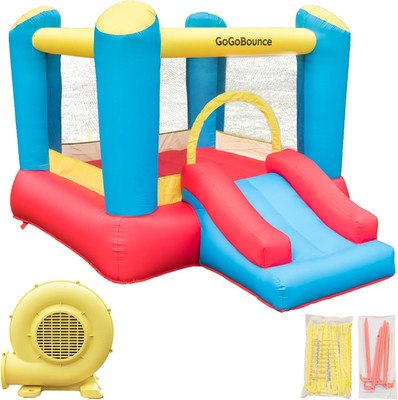 Easy Setup Bounce House with Water Slide Inflatable Bounce House Kids - Includes