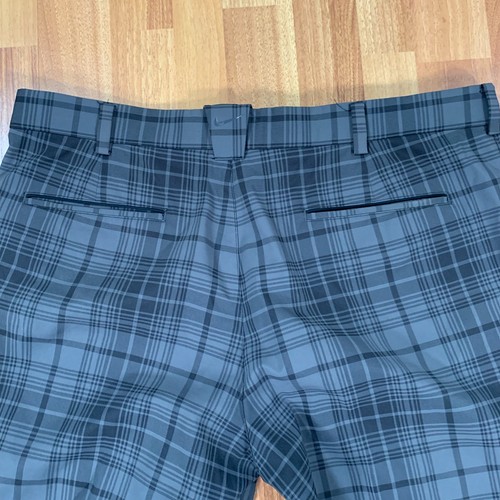 Nike Golf Pants Mens 36x30 Gray Stripped Standard Dri-Fit Tour Performance - Picture 8 of 10
