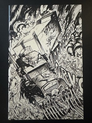 Post Malone's Big Rig #1 Daniel Johnson BW Incentive Variant 1:25 Ratio NM+