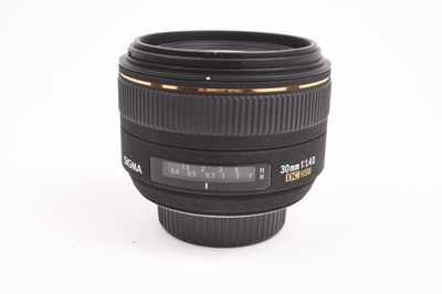 Sigma EX 30mm f/1.4 Wide Angle Prime Digital Camera Lens For Nikon AFS #T-07280