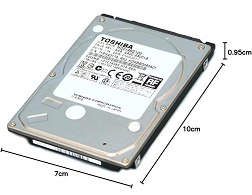 Toshiba MQ01ABD 1TB,Internal,5400 RPM,6.35 cm (2.5") (MQ01ABD100) Desktop HDD - Picture 1 of 3