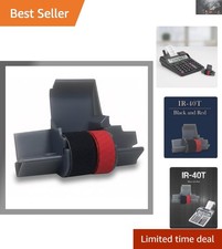 IR-40T Black  Red Ink Roller Ribbon Cartridge   Dual-Color Printing