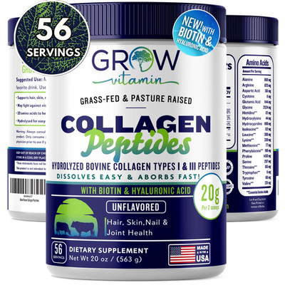 Beyond Collagen Multi Collagen Powder for Women w/Types I & III + BIOTIN- 56 CT
