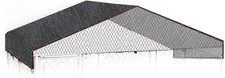 10 by 10 Feet Dog Kennel Cover Mesh Shade Panel with Grommets - Weather Guard...