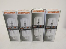 4-Pack Sylvania DULUX T/E IN 26W CFL Light Bulb 4100K Cool White GX24q-3 Base