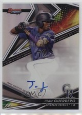 2022 Bowman's Best of 2022 Refractor Juan Guerrero #B22-JG Auto 7u1