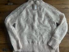 River Island cremefarbener hochgeschlossener ...