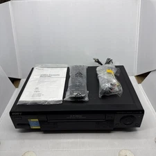 Sony VCR SLV-778HF VHS Player Recorder 4 Head HiFi  With Remote/Manual And Cable