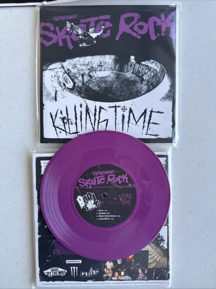 Thrasher Skate rock DVD + 7” Vinyl Of Bad Shit & LSDemons 2011 - Imagem 3 de 4