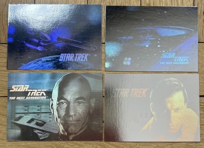 1991 Impel Star Trek 25TH Anniversary 4 Card HOLOGRAM Set #H1 H2 H3 H4 MINT