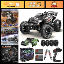 1:14 Scale All Terrain RC Car - 4WD Off-Road Truck, 40 KPH, Waterproof, 2 Batte