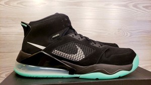 nike air jordan mars 270 black green glow