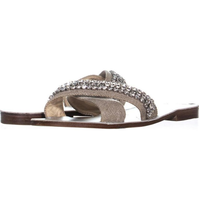 silver stone sandals