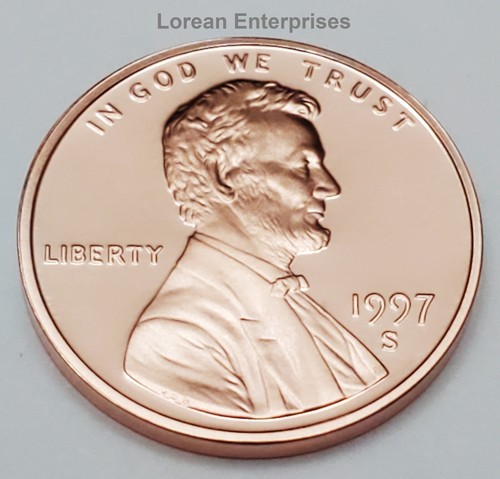 Centavo/centavo Lincoln Memorial 1997 S ✼PRUEBA✼