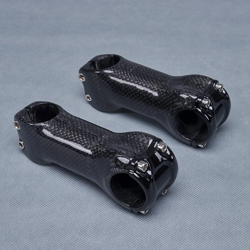 Vástago de fibra de carbono 6/17° para vástagos de bicicleta MTB de carretera 31,8*70/80/90/100/110/120/130 mm Foto 3 de 4