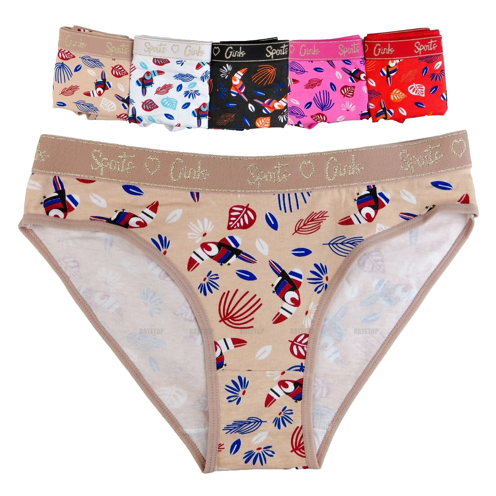 Multicolor Floral Panties for Women
