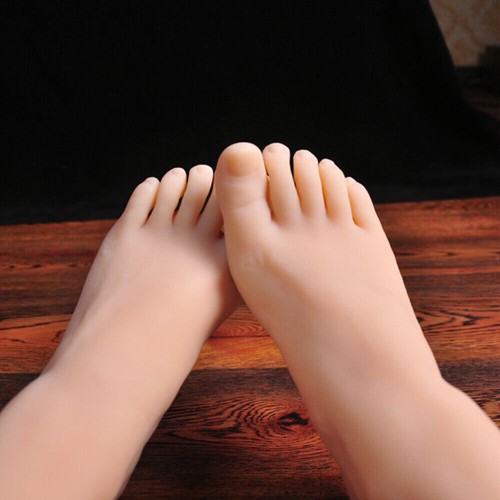 24,5 cm Silikon Fuß Damenfüße Schuhe Display Modell lebensechte Schaufensterpuppe - Bild 8 von 13