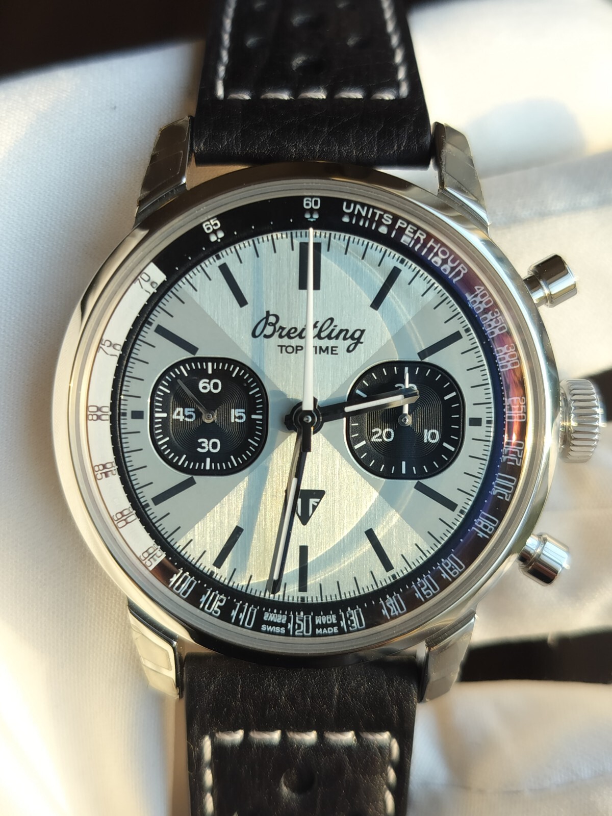 Breitling Top Time B01 Triumph Chronograph Automatic Ice Blue Dial Men's Watch